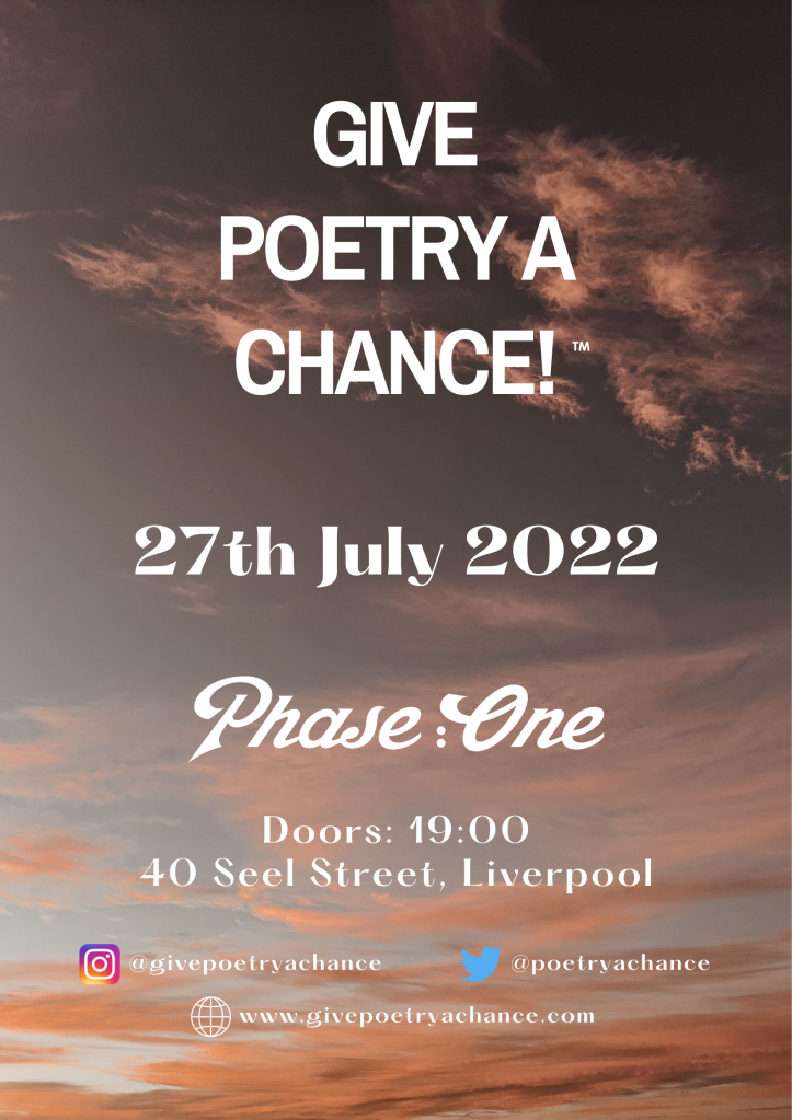 Give Poetry A Chance - July 2022